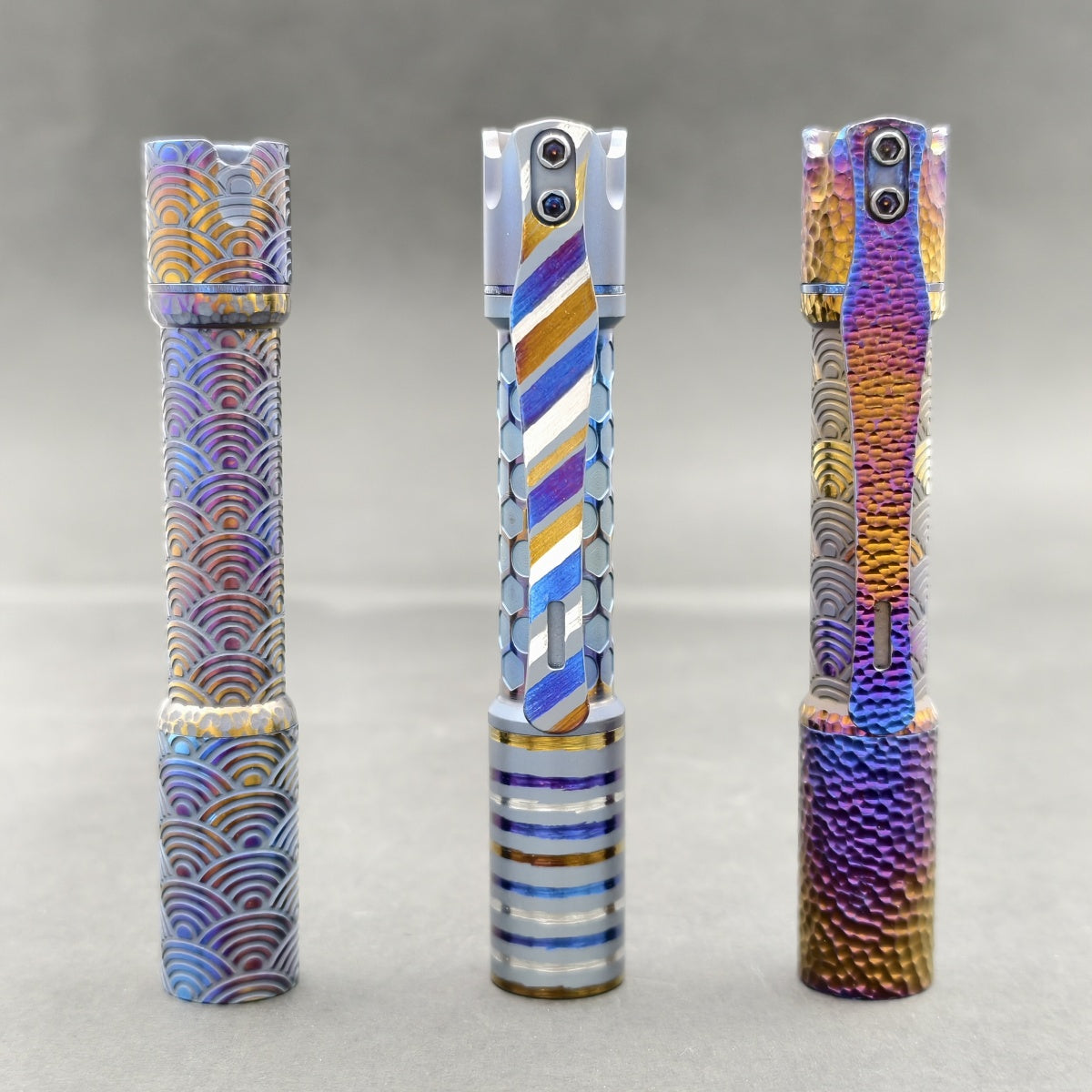 Pineapple mini Ti MK II- hand carved