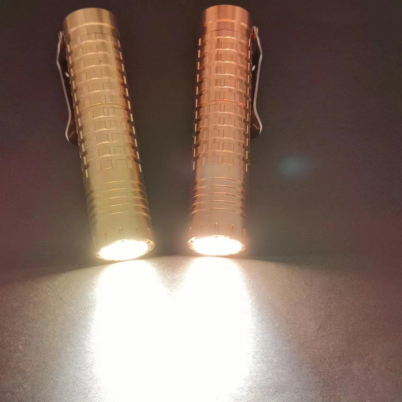 ReyLight Dawn- Copper, Brass, Nichia 519a 4000K R9080