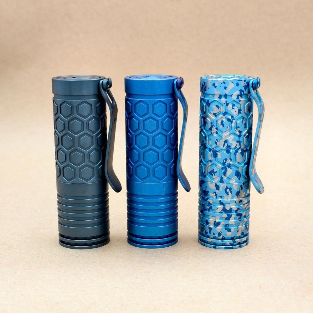 Dawn Hex- Ti anodized 18350 model – ReyLight