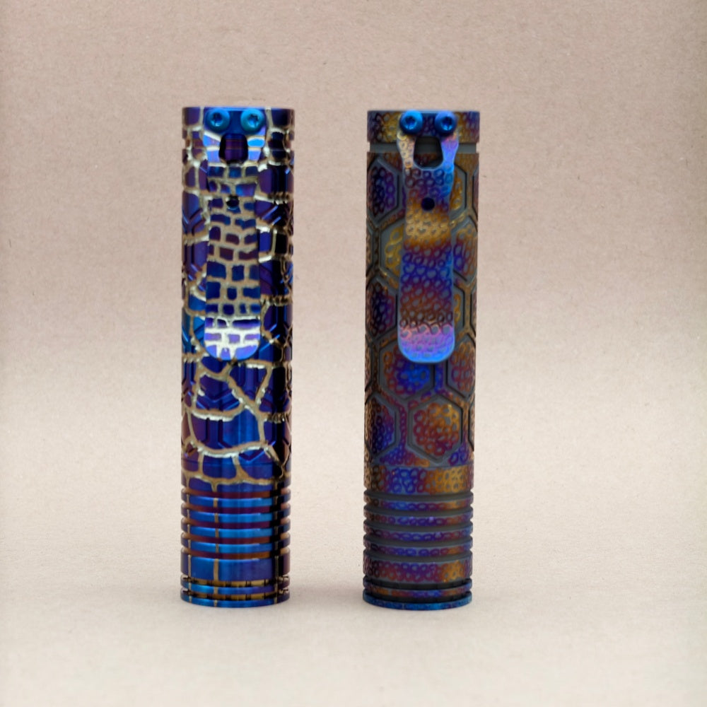 Dawn-Ti 18650 model- hand carved