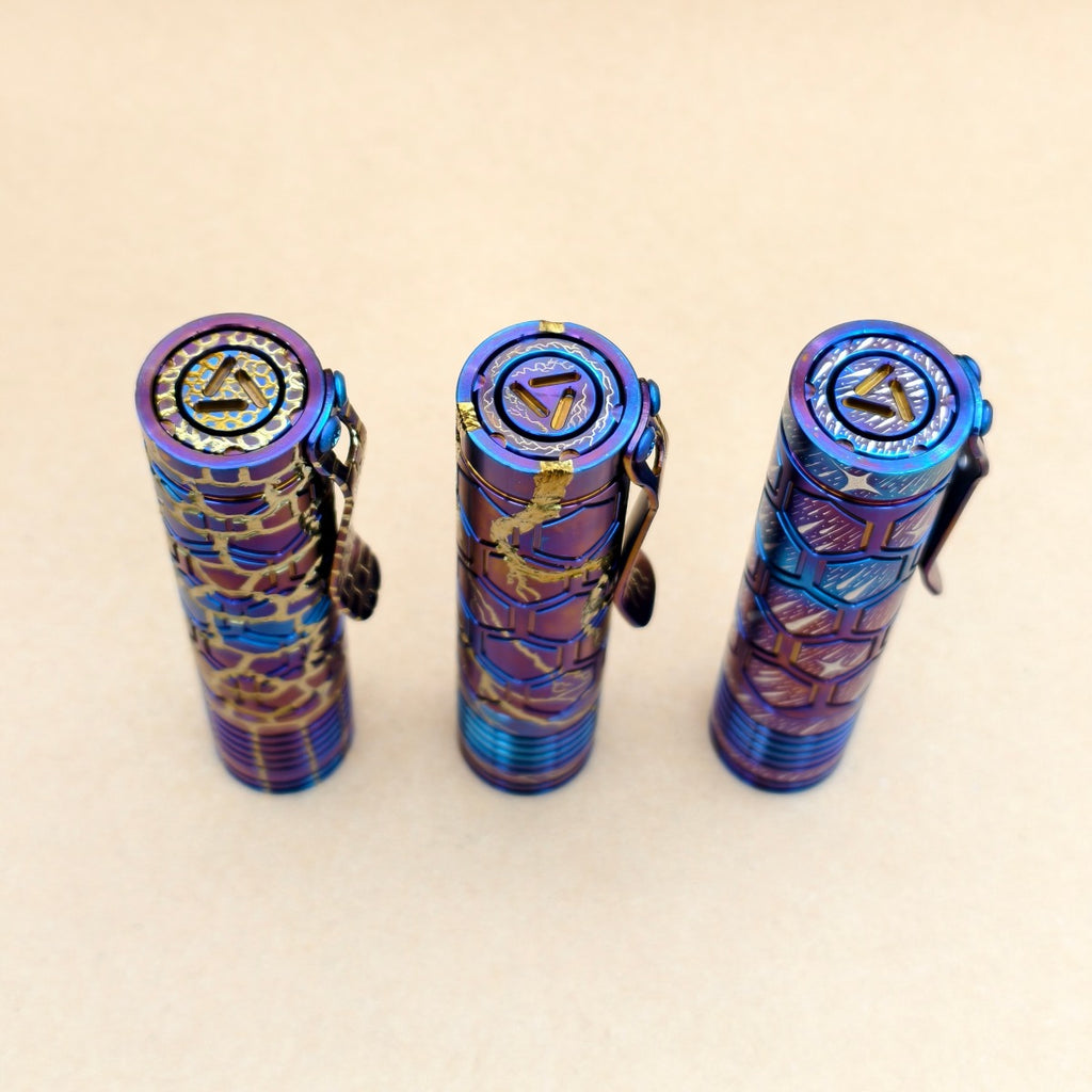 Dawn-Ti 18650 model- hand carved