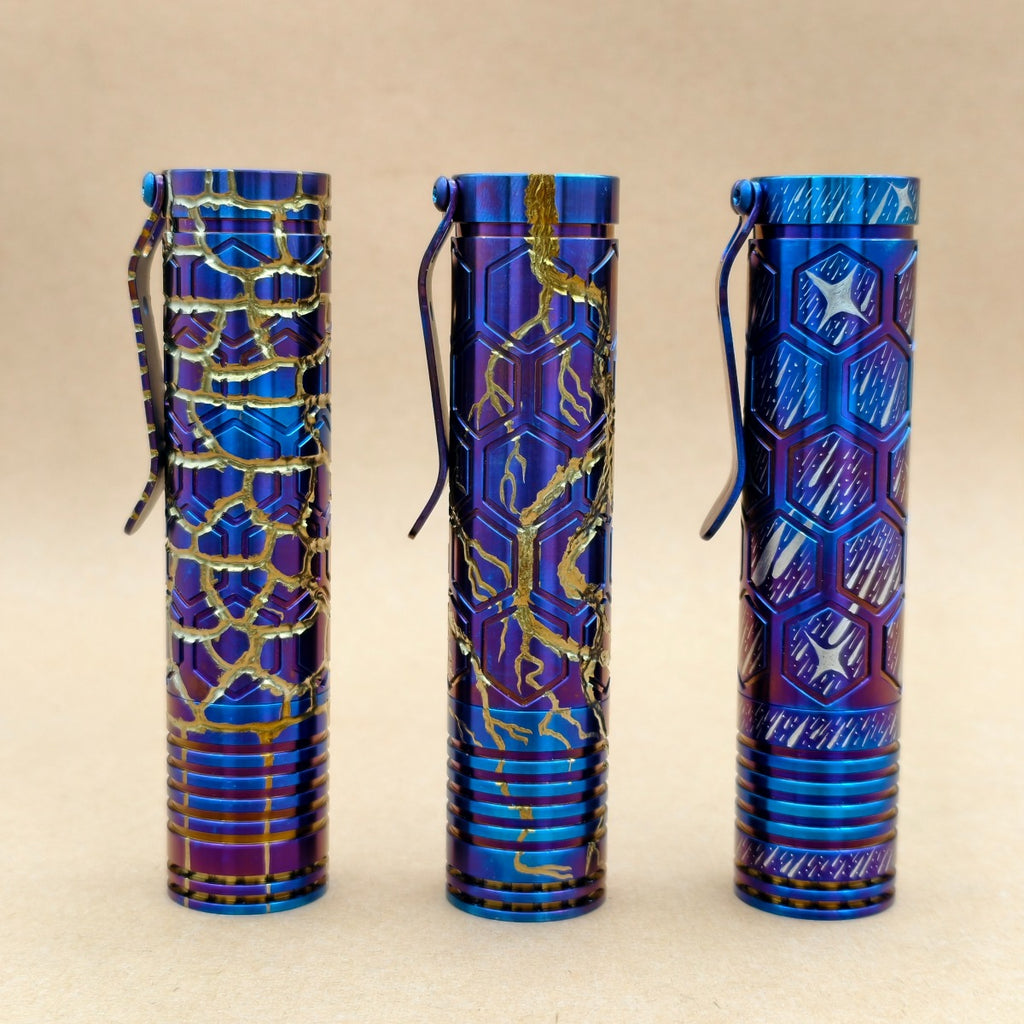 Dawn-Ti 18650 model- hand carved