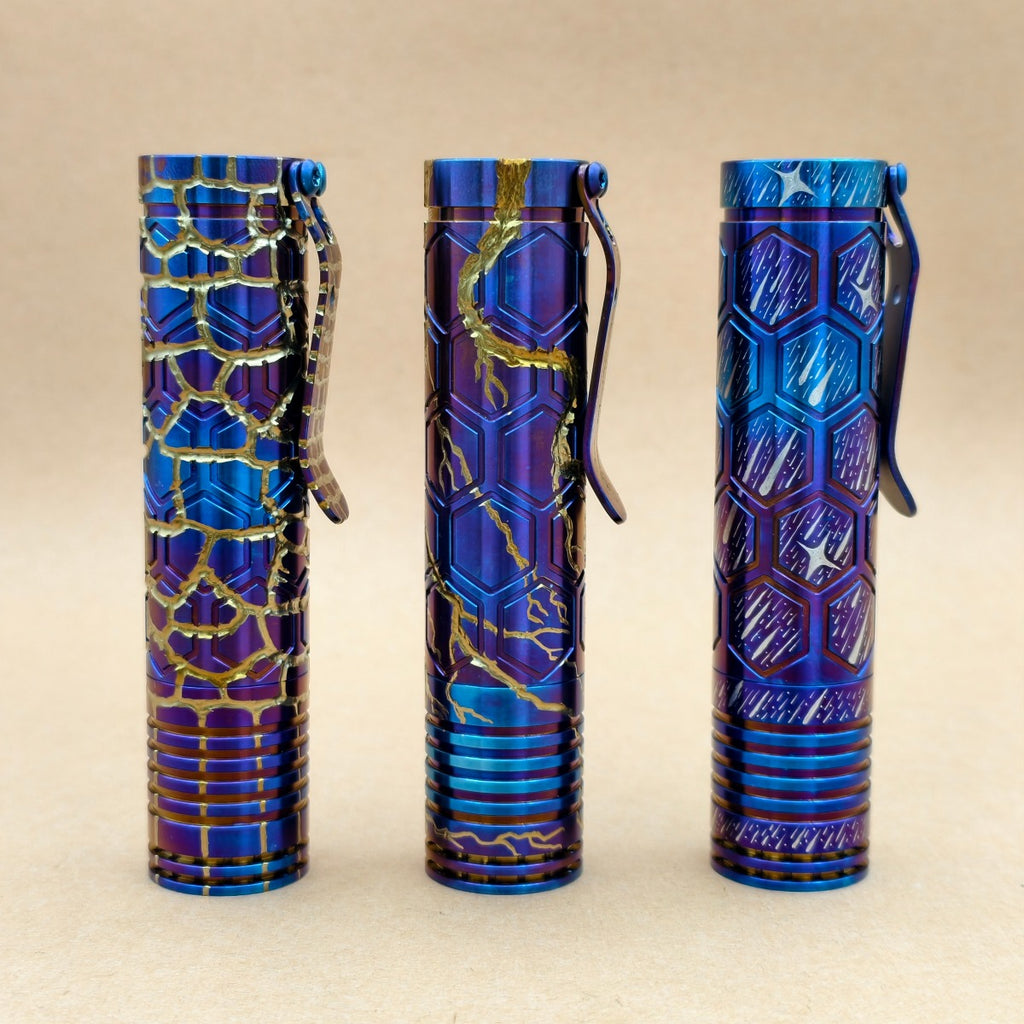 Dawn-Ti 18650 model- hand carved