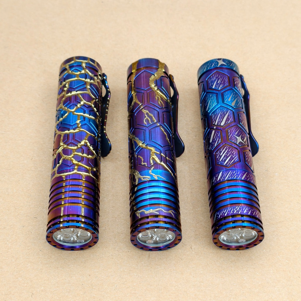 Dawn-Ti 18650 model- hand carved