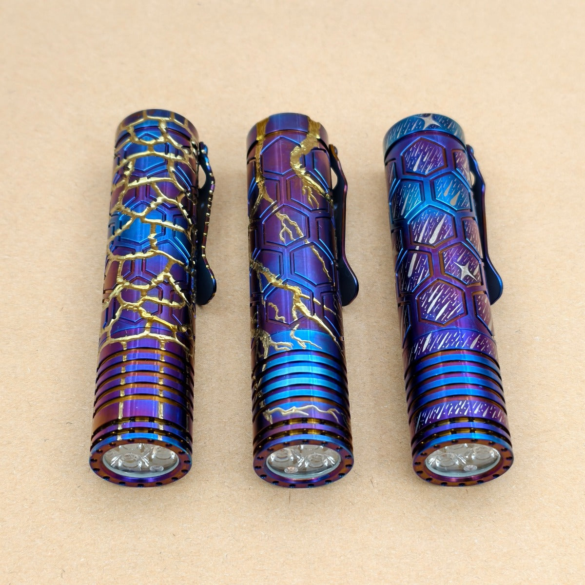 Dawn-Ti 18650 model- hand carved