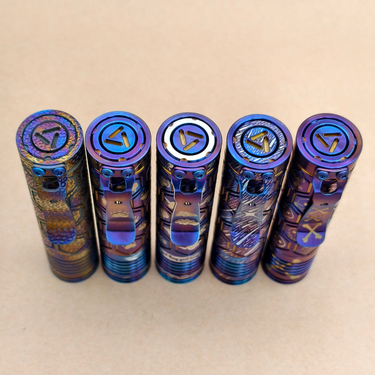 Dawn-Ti 18650 model- hand carved