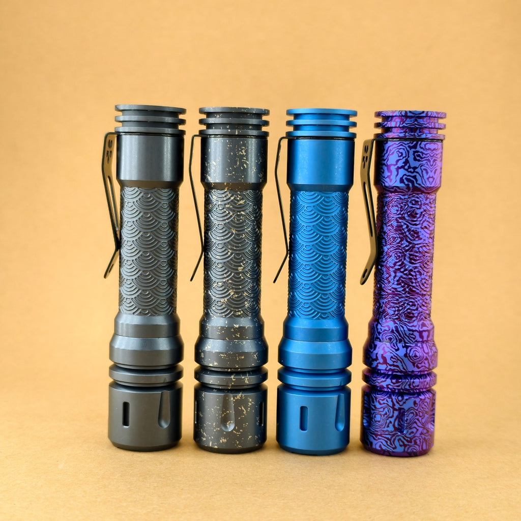 LAN- Ti Seigaiha- anodized