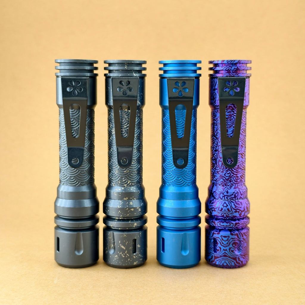 LAN- Ti Seigaiha- anodized