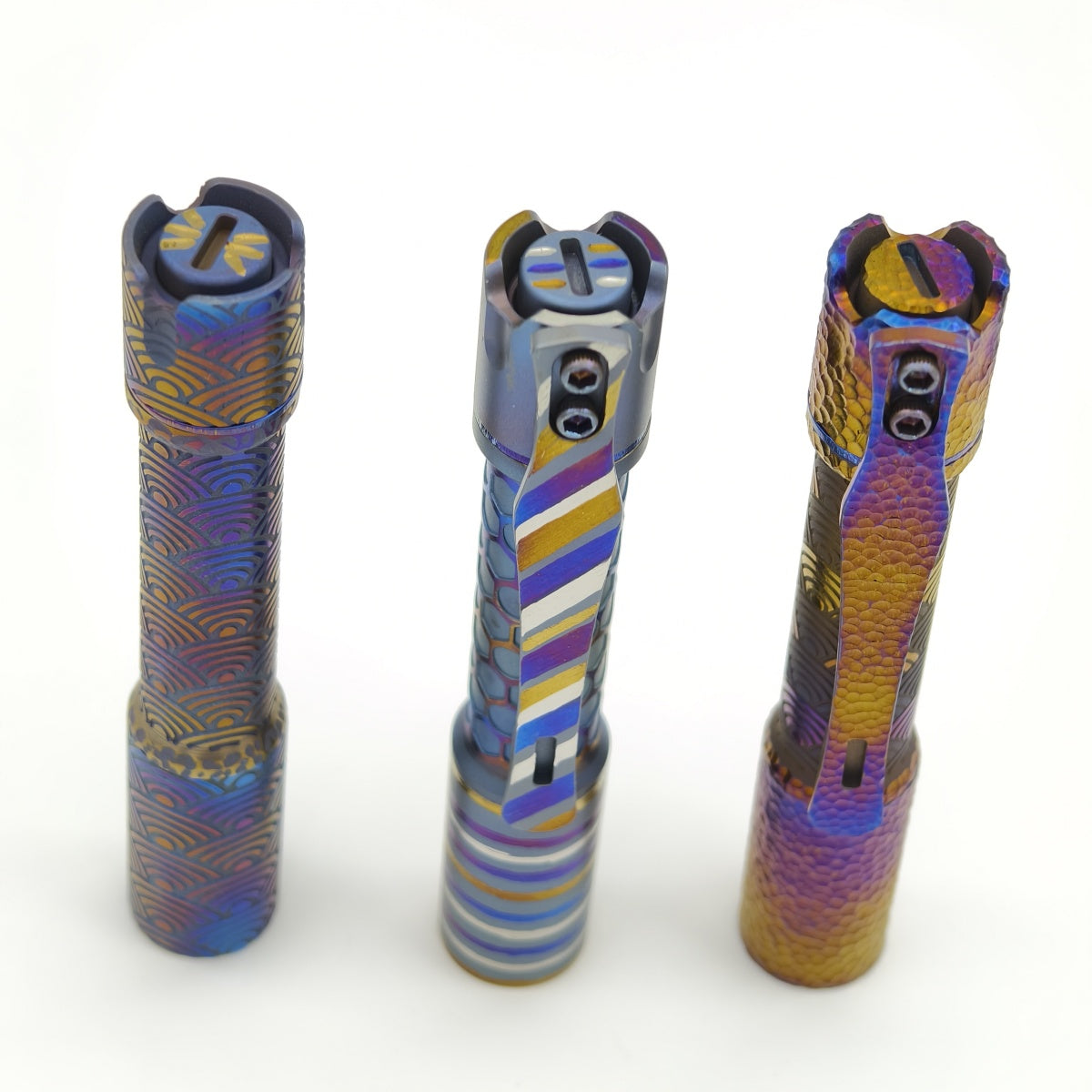 Pineapple mini Ti MK II- hand carved