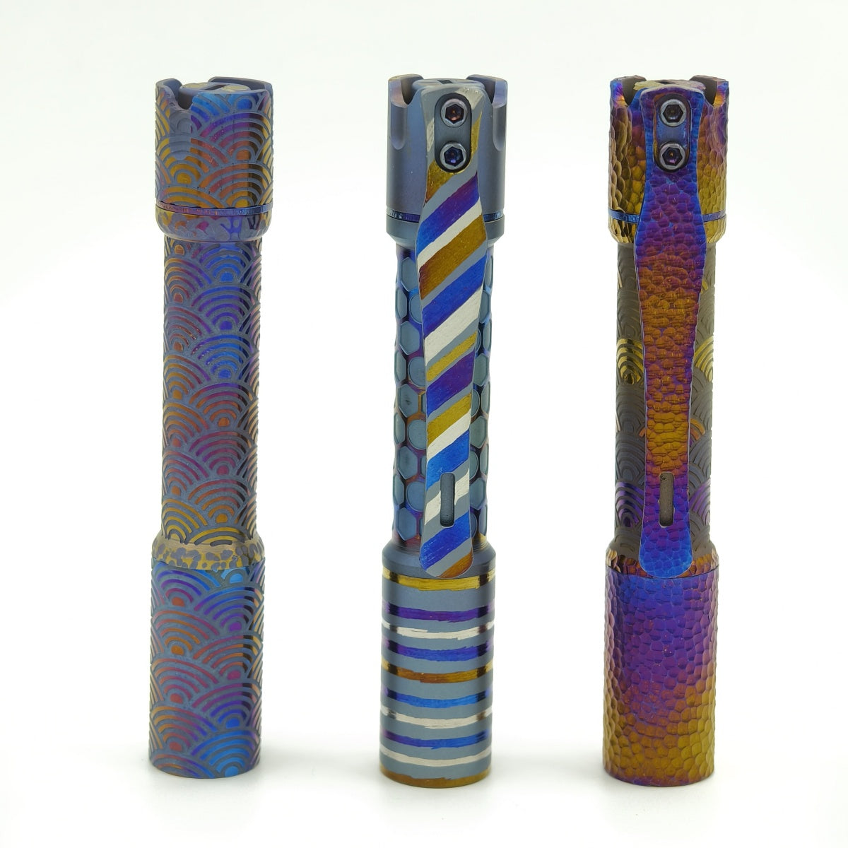 Pineapple mini Ti MK II- hand carved