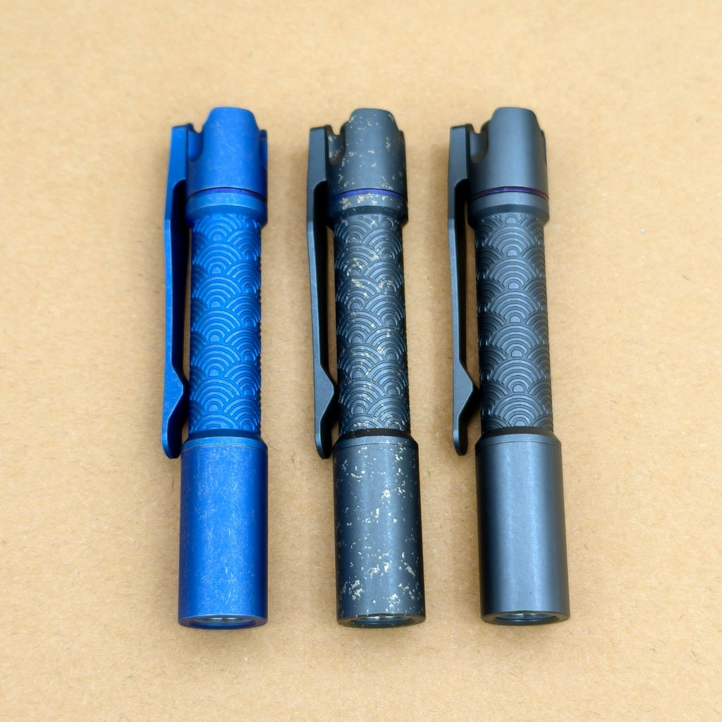 Pineapple mini MK3-Ti Seigaiha- Anodized