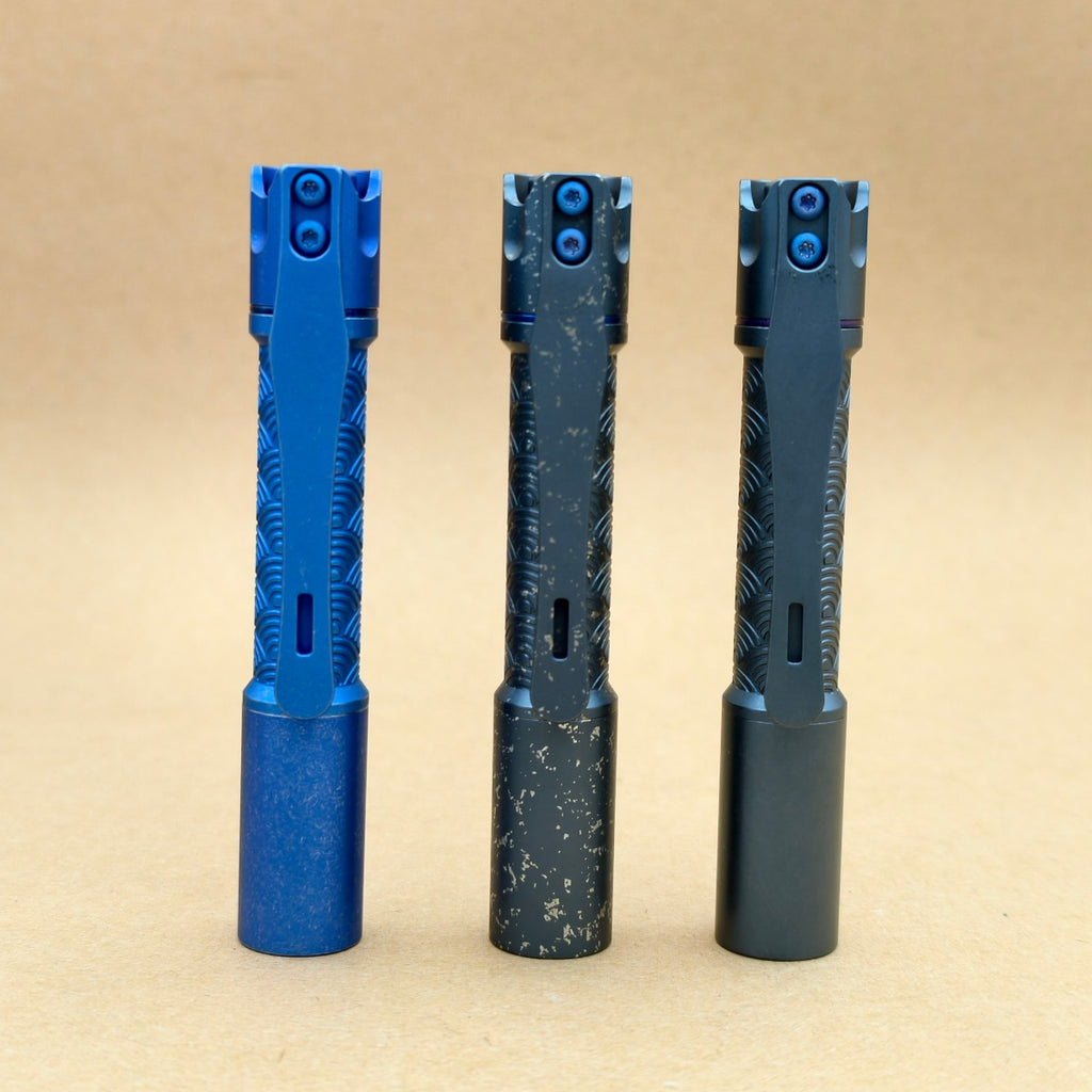 Pineapple mini MK3-Ti Seigaiha- Anodized