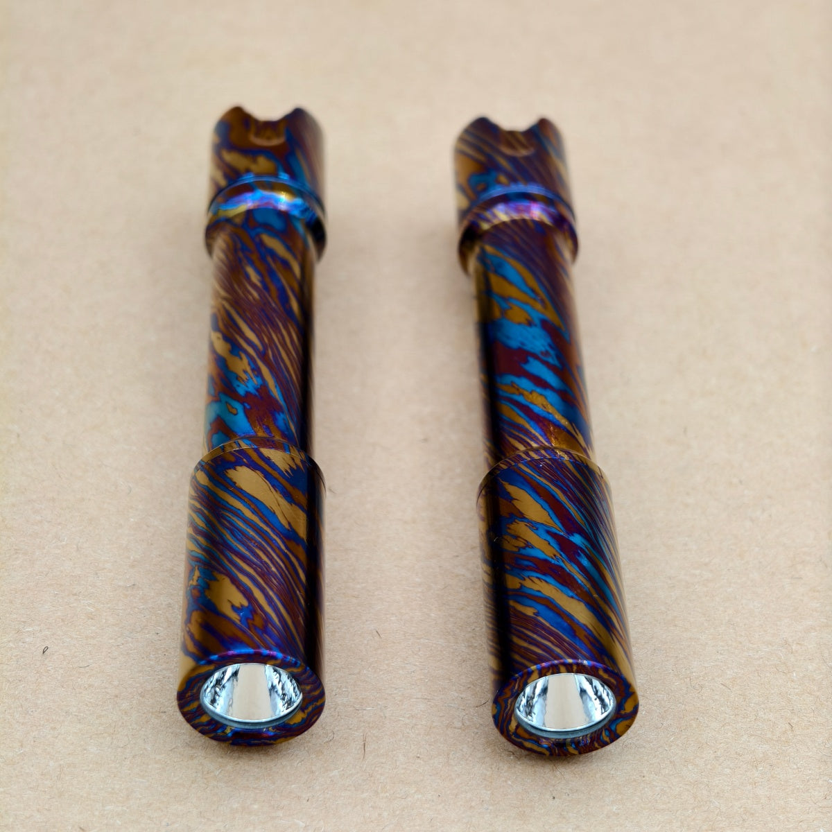 Pineapple mini- MK3 Timascus+ Mokume+ Zirconium