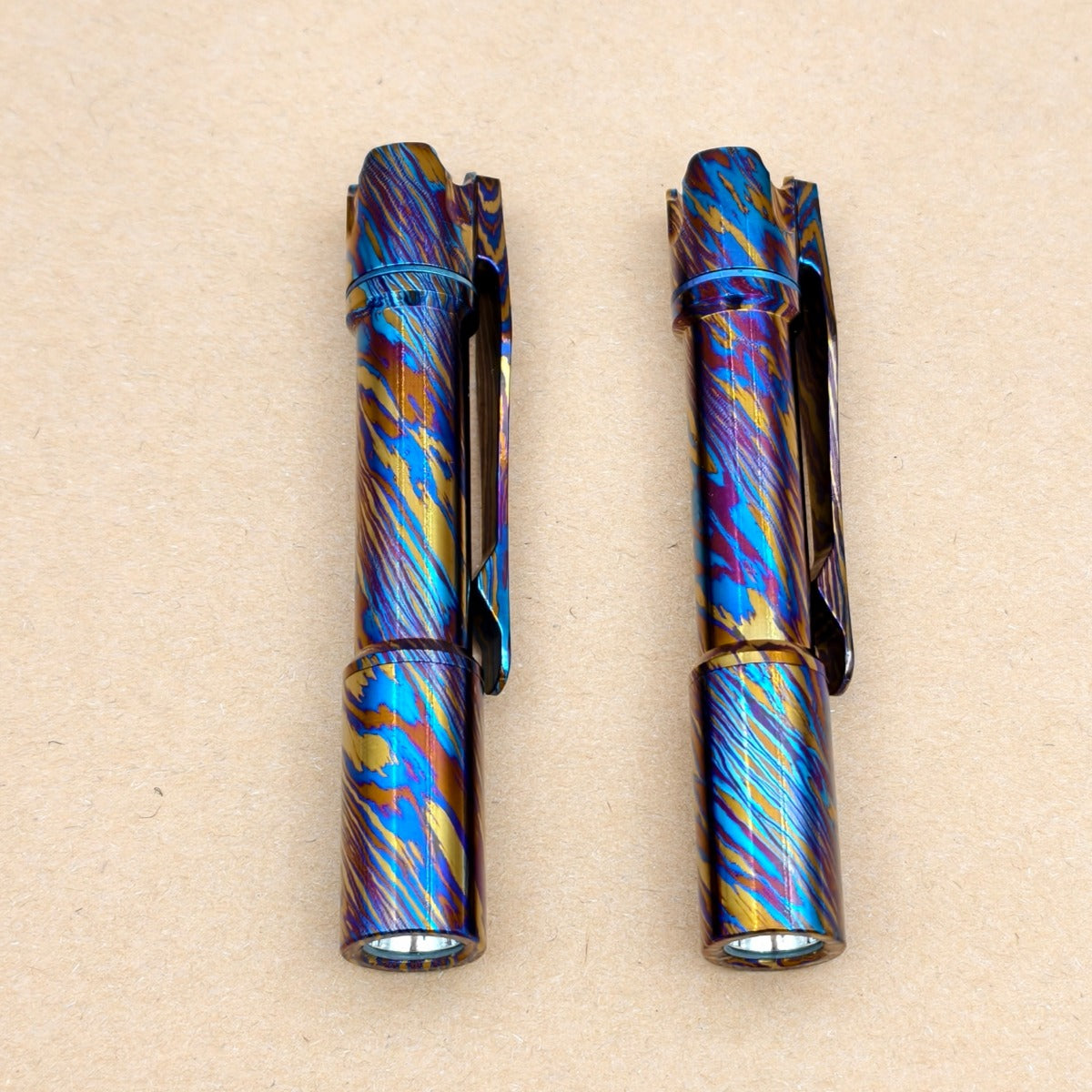 Pineapple mini- MK3 Timascus+ Mokume+ Zirconium