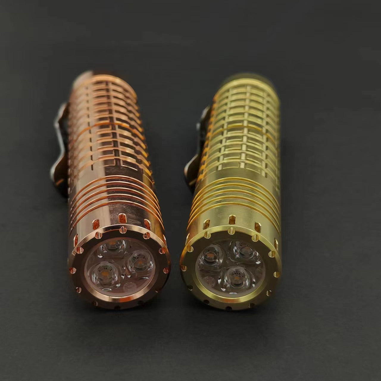 ReyLight Dawn- Copper, Brass, Nichia 519a 4000K R9080