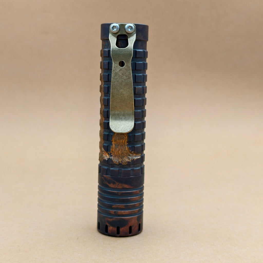 DAWN Copper- Force patina and hand carved