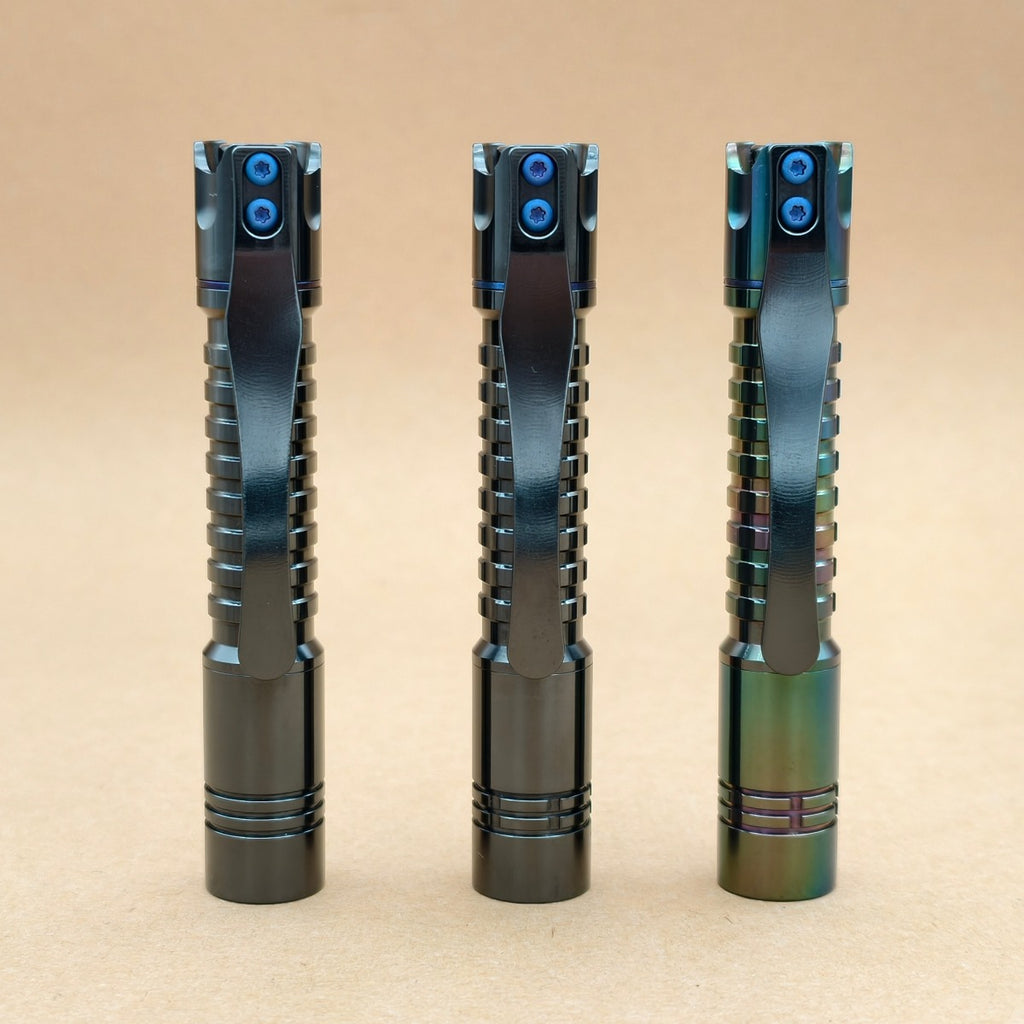 Pineapple mini- MK3 Timascus+ Mokume+ Zirconium