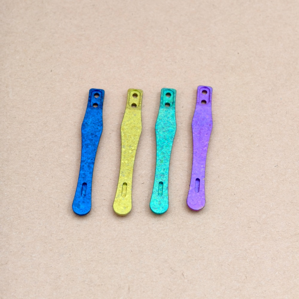 CNC clip for mini or penlight- Crystallized Ti