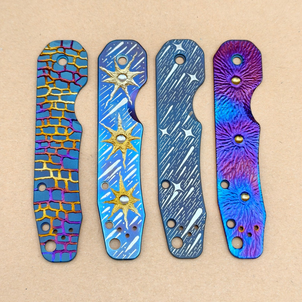 Smock Scales-Ti carved