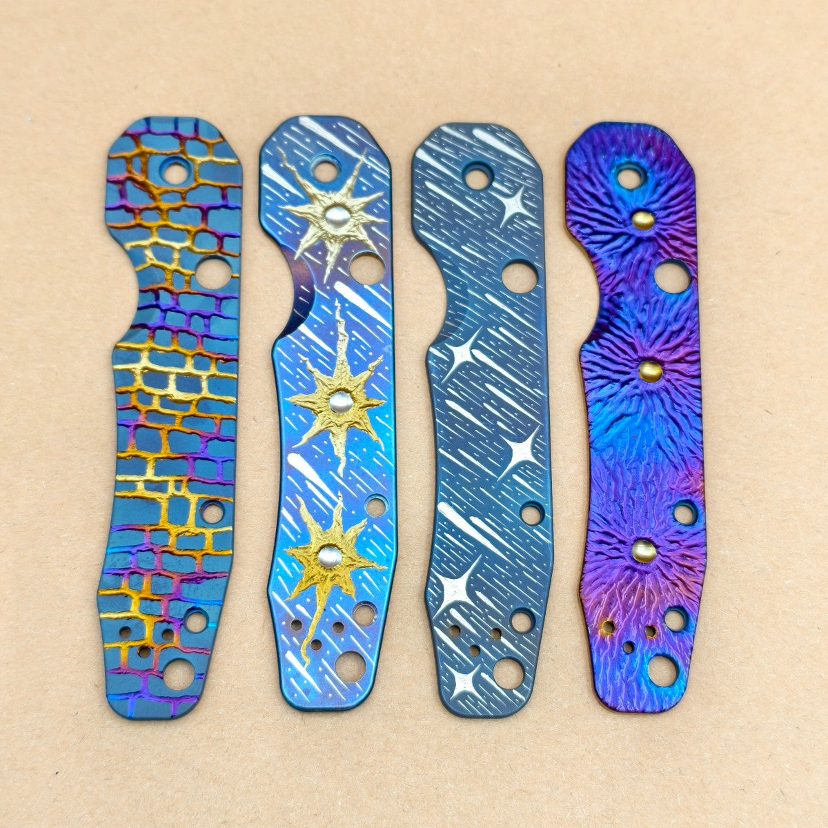 Smock Scales-Ti carved